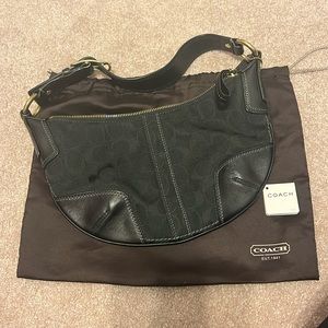 Like New Black Coach Bag